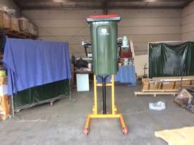 Bin lifter rotator for lifting and emptying wheelie bins, manual operation - picture1' - Click to enlarge