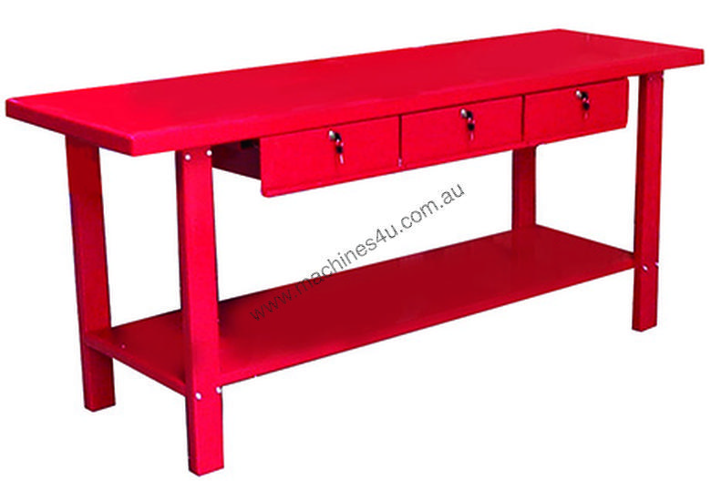 New Hafco WORKBENCH 2000X640X860 3 LOCK DRAWERS Work Benches in