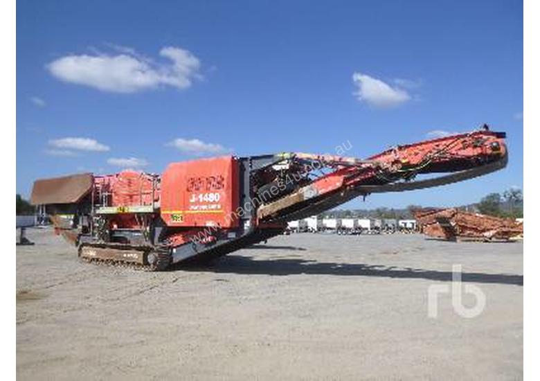 caption TEREX FINLAY J1480 Jaw Crusher