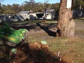 Tracked self Propelled and remote controlled stump grinder - picture0' - Click to enlarge