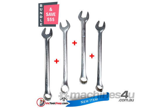 Urrea Open End Ring Spanner Set Metric Wrenches 21mm, 23mm, 25mm and 29mm