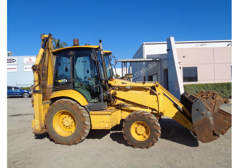 caption Caterpillar WB97R-5 Backhoe