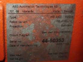 ABB Robot IRB 4400L/10 M2004 IRC5 2005 Manipulator Control KMT water jet cut - picture0' - Click to enlarge