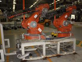 ABB Robot IRB 4400L/10 M2004 IRC5 2005 Manipulator Control KMT water jet cut - picture1' - Click to enlarge