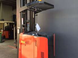 Raymond 750 R35TT Reach Stand-on Electric Forklift, Great Condition and Value For WH  - picture0' - Click to enlarge