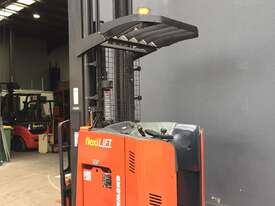 Raymond 750 R35TT Reach Stand-on Electric Forklift, Great Condition and Value For WH  - picture1' - Click to enlarge