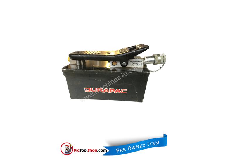 caption Durapac Air Driven Hydraulic Pump DPA-15