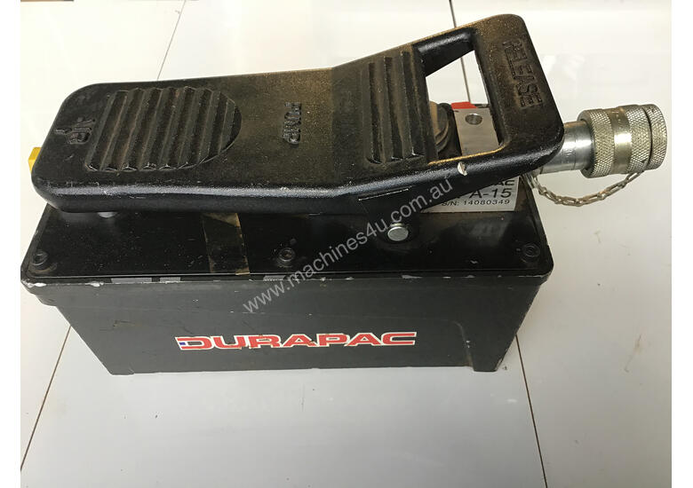 caption Durapac Air Driven Hydraulic Pump DPA-15