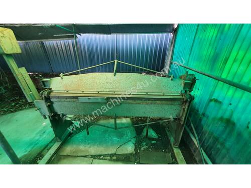 Sheet Metal Pan Brake Folder 6ft (1,800mm) - Negotiable