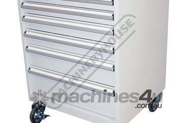 6 Drawer - Industrial Mobile Tooling Cabinet TCW-954W 723 x 653 x 954mm 100kg per Drawer