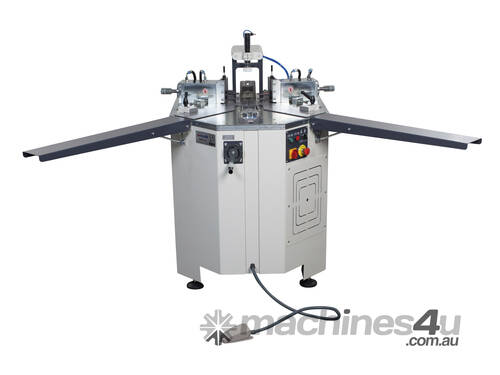 caption OZ MACHINE Rising mitre - corner crimping made easy. SAVE $1090