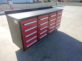 2.1m Work Bench/Tool Cabinet 20 Drawers - picture0' - Click to enlarge