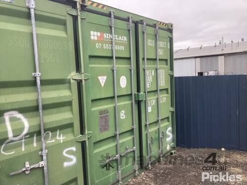 20FT Hgh Top Shipping Container