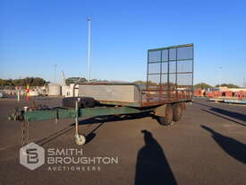 2009 METALINK FLAT DECK TANDEM AXLE PLANT TRAILER - picture0' - Click to enlarge