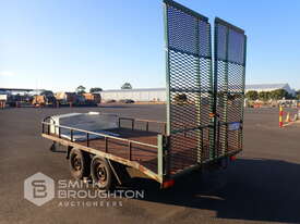 2009 METALINK FLAT DECK TANDEM AXLE PLANT TRAILER - picture0' - Click to enlarge