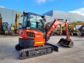 USED 2021 KUBOTA U35-4 EXCAVATOR WITH A/C CAB, HITCH, BUCKETS AND LOW 560 HOURS - picture0' - Click to enlarge