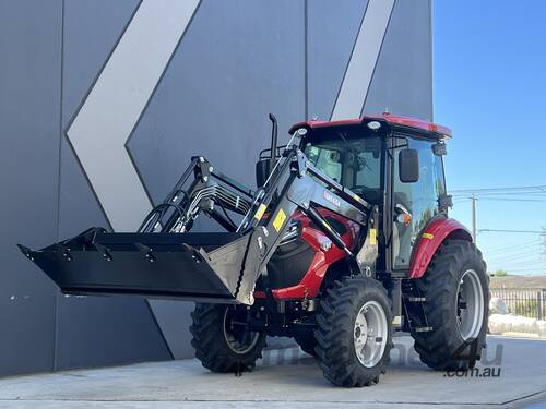 caption 65HP UHI654 Tractor with 7 Attachments