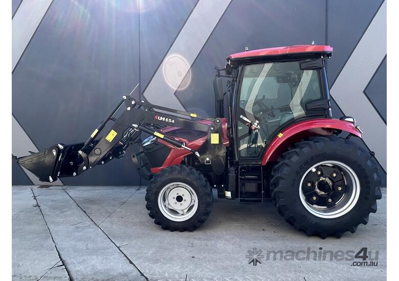 caption 65HP UHI654 Tractor with 7 Attachments