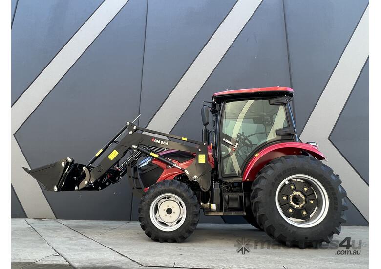 caption 65HP UHI654 Tractor with 7 Attachments