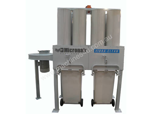 MICRONAIR EC8S pleated filters and auto cleaning