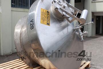 Stainless Steel Insulated Pressure Conical Vessel