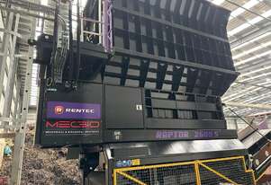 MECBIO - RAPTOR 2600S Stationary Monorotor Shredder with Hydraulic Drive