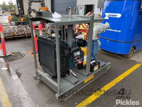 2021 DPS Pump Brisbane FSR-150 self priming centrifugal pump 6” rough terrain skid mounted, lifting 