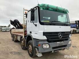 2005 MERCEDES Actros Flatbed Crane Truck - picture0' - Click to enlarge