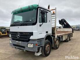 2005 MERCEDES Actros Flatbed Crane Truck - picture1' - Click to enlarge