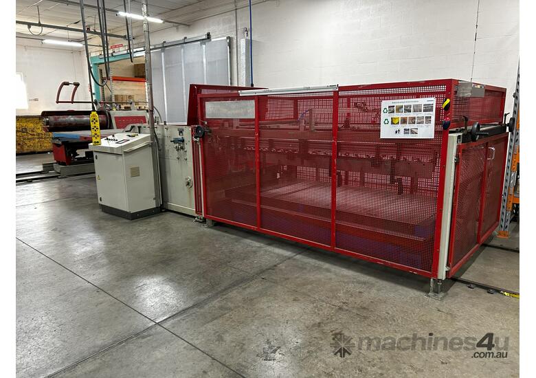USED - Cidan Cut to Length Line incl Powered Decoiler & Stacking Table