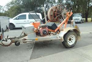 1ton cable recovery winch trailer , 2012 , 20hp V2 , 3 spool for overheads