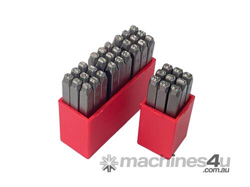 caption Metal Alphabet / Number Punch / Stamp Set suit Air Stamp Hammer Kit ES-06 by APlus *New Arrival*