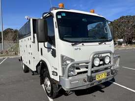  Isuzu NPS 75-155 4x4 Service Body with Palfinger Crane Truck. Ex Govt. - picture0' - Click to enlarge