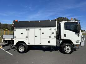  Isuzu NPS 75-155 4x4 Service Body with Palfinger Crane Truck. Ex Govt. - picture1' - Click to enlarge