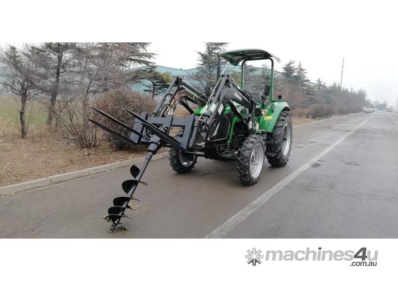 caption AgKing - Post Hole Digger FEL