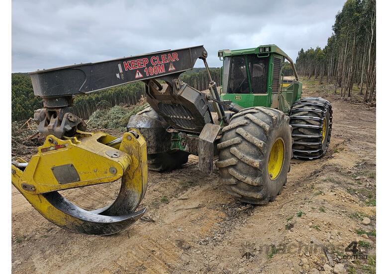 caption 2019 JOHN DEERE 848L-11 GRAPPLE SKIDDER