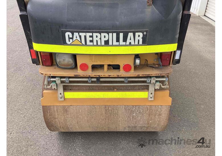 caption Caterpillar CB22 Smooth Drum Vibrating Roller