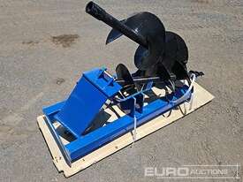 Unused GIYI Auger to suit Skidsteer Loader, 8in Auger, With 12in/16in Auger Rod  - picture0' - Click to enlarge