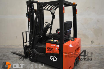   EP CPD18TVL 1.8 Tonne Electric Forklift 3 Wheel Lithium Battery 4800mm Mast Fork Positioner