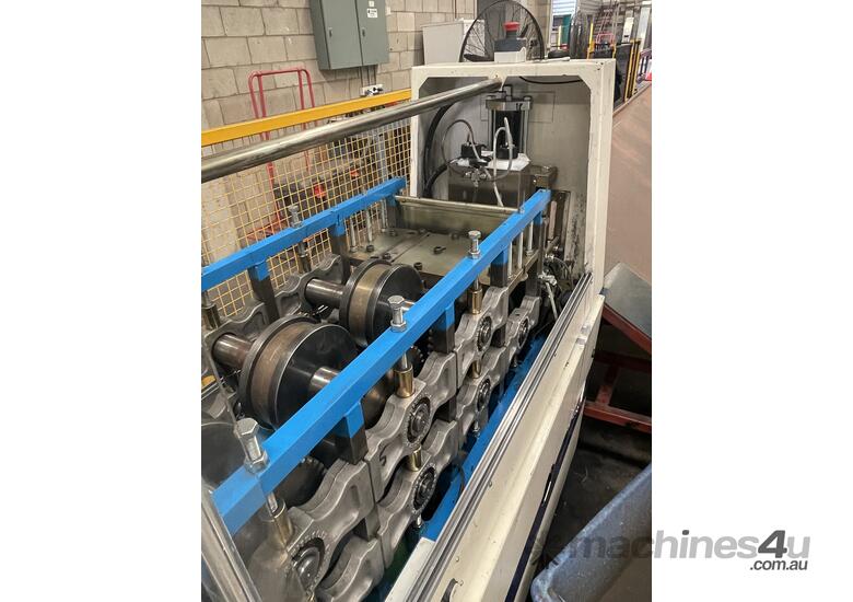 caption Light gauge steel rollformer production unit