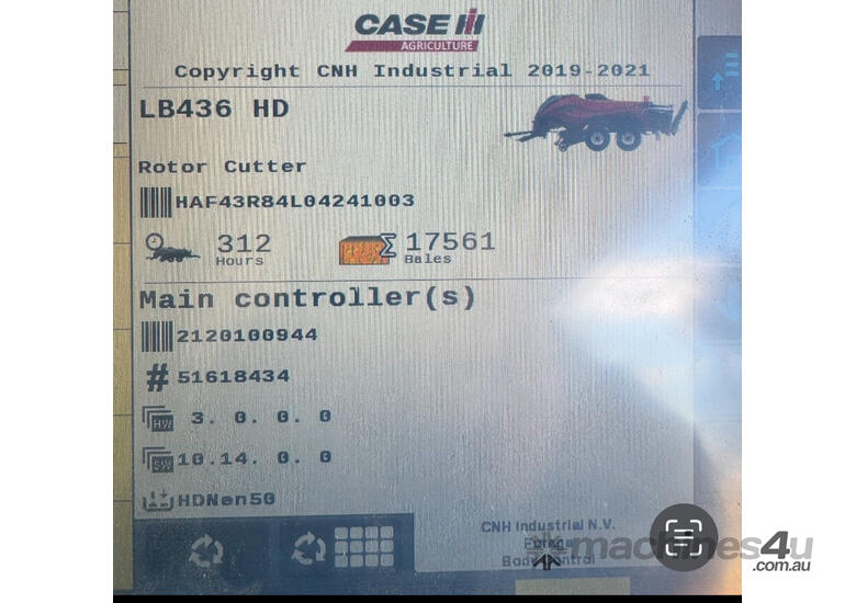caption CASE IH LB436 HD Square Baler Hay/Forage Equip