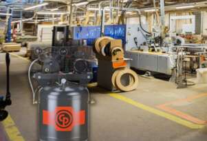 Chicago Pneumatic Ironman 10-V200 10HP 200L Belt Driven Vertical Air Compressor