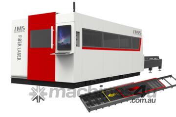 **IMS-TRITON 20KW 2.5M X 6M FIBER LASER WITH ENCLOSURE & EXCHANGE TABLE**