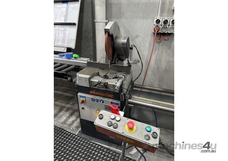 caption Elumatec Double Head Mitre Saw