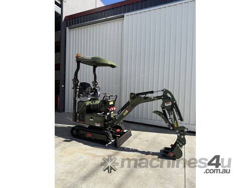 Mini Excavator 1.3 T HAIHONG CTX 8012 Pro Package Deal with 2 SPEED TRACKING!