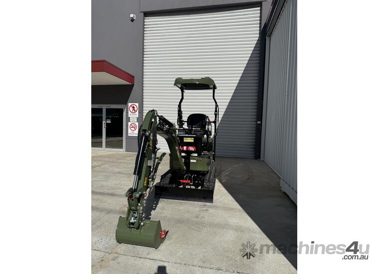 caption Mini Excavator 1.3 T HAIHONG CTX 8012 Pro Package Deal with 2 SPEED TRACKING!
