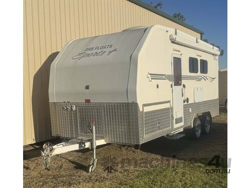 2018 DRB Long Horn Sports Dual Axle Horse Float,