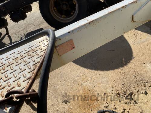 1988 Nixon Engineering Two Axle Dual Axle Cable Drum Trailer