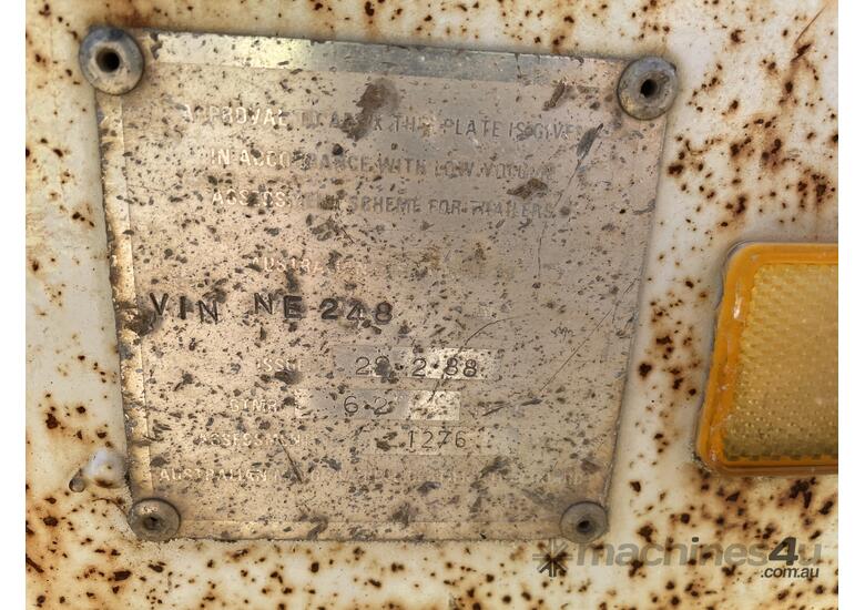 1988 Nixon Engineering Two Axle Dual Axle Cable Drum Trailer