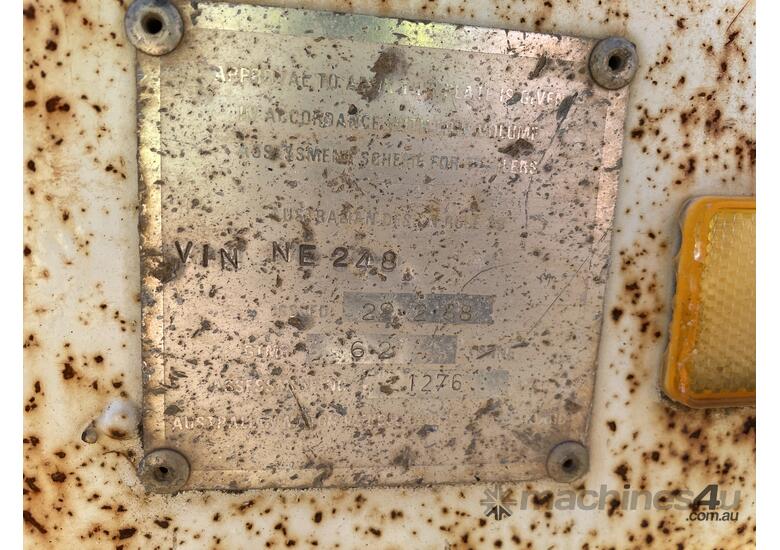 1988 Nixon Engineering Two Axle Dual Axle Cable Drum Trailer